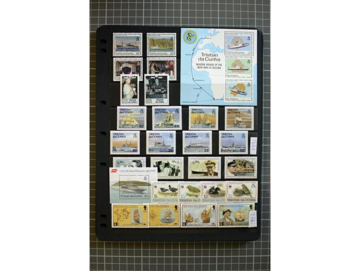 1935/2005, mounted and unmounted mint collection with better stamps like SG# 1-12, from 1971 on unmounted mint, good conditio