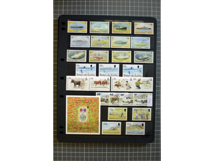 1935/2005, mounted and unmounted mint collection with better stamps like SG# 1-12, from 1971 on unmounted mint, good conditio