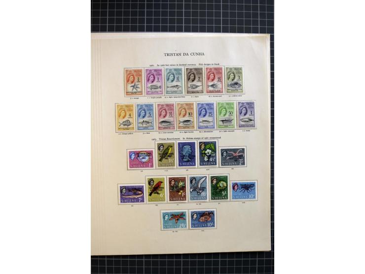 1935/2005, mounted and unmounted mint collection with better stamps like SG# 1-12, from 1971 on unmounted mint, good conditio