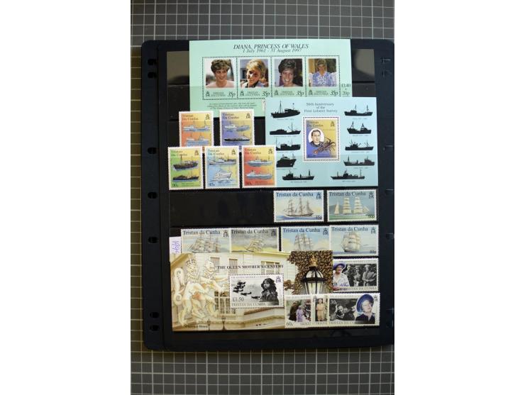 1935/2005, mounted and unmounted mint collection with better stamps like SG# 1-12, from 1971 on unmounted mint, good conditio