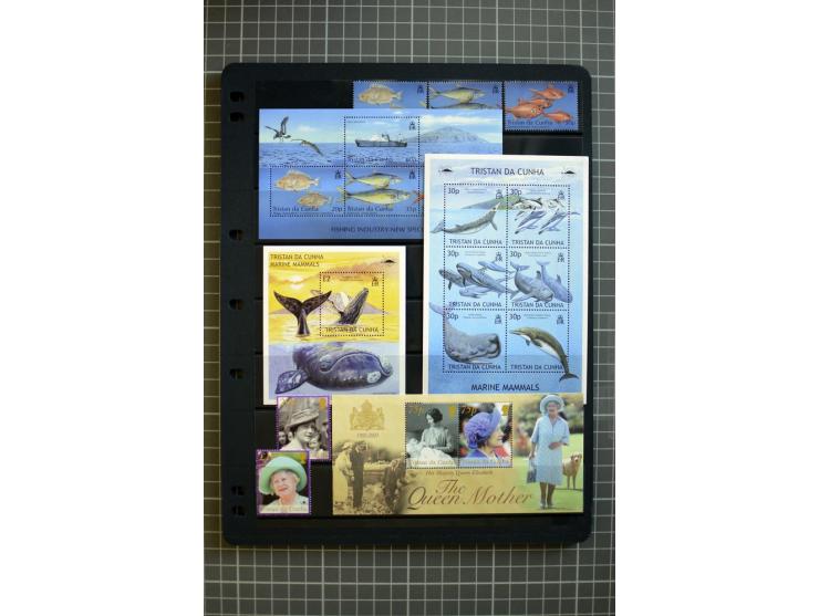 1935/2005, mounted and unmounted mint collection with better stamps like SG# 1-12, from 1971 on unmounted mint, good conditio