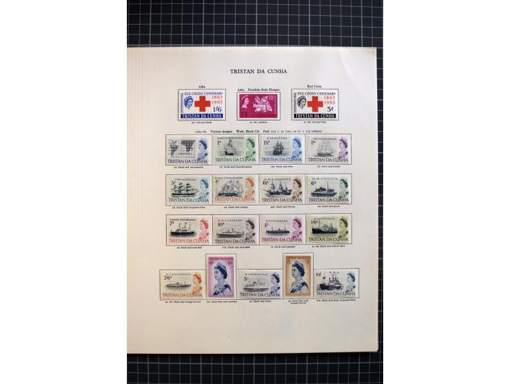 1935/2005, mounted and unmounted mint collection with better stamps like SG# 1-12, from 1971 on unmounted mint, good conditio