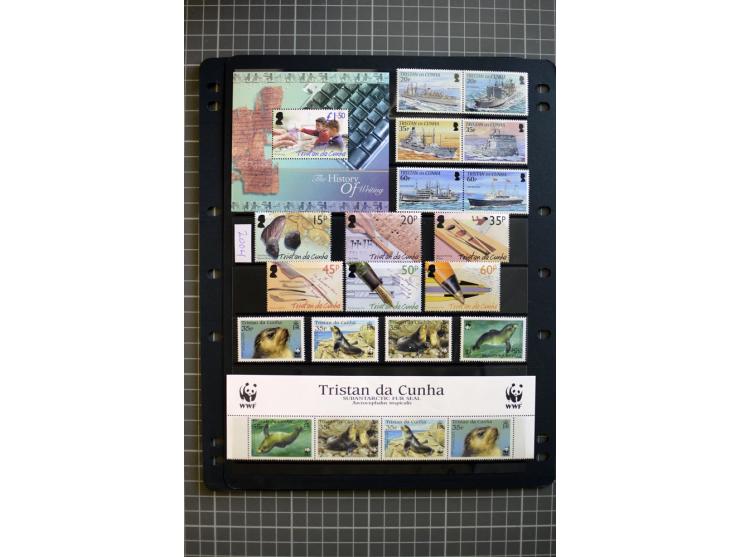 1935/2005, mounted and unmounted mint collection with better stamps like SG# 1-12, from 1971 on unmounted mint, good conditio