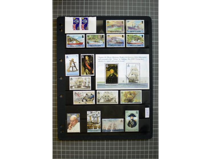 1935/2005, mounted and unmounted mint collection with better stamps like SG# 1-12, from 1971 on unmounted mint, good conditio