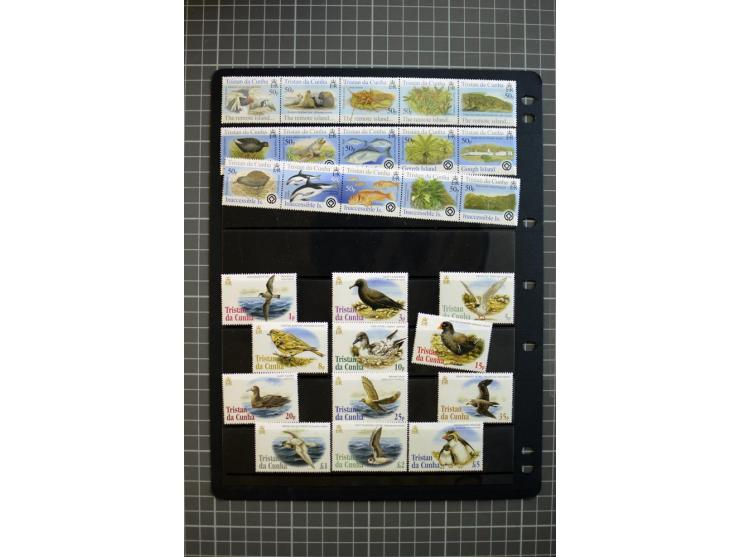 1935/2005, mounted and unmounted mint collection with better stamps like SG# 1-12, from 1971 on unmounted mint, good conditio