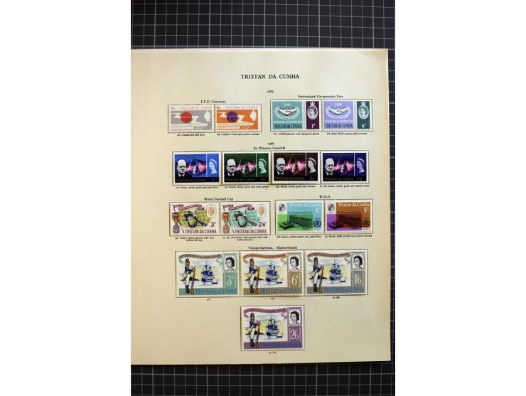 1935/2005, mounted and unmounted mint collection with better stamps like SG# 1-12, from 1971 on unmounted mint, good conditio
