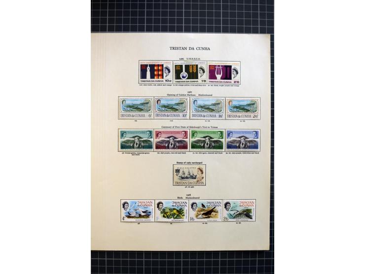 1935/2005, mounted and unmounted mint collection with better stamps like SG# 1-12, from 1971 on unmounted mint, good conditio