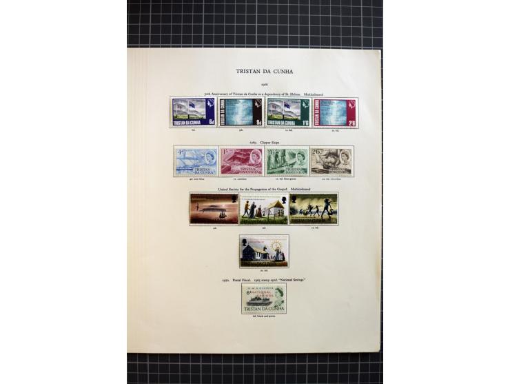 1935/2005, mounted and unmounted mint collection with better stamps like SG# 1-12, from 1971 on unmounted mint, good conditio