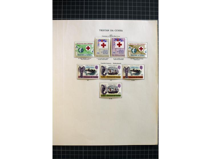 1935/2005, mounted and unmounted mint collection with better stamps like SG# 1-12, from 1971 on unmounted mint, good conditio