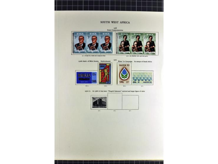 1871/2007, mainly mounted and unmounted mint collection with better stamps like SG #44d also SG #O15, O17b, O18a, O19, also b