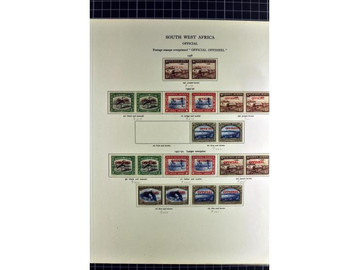 1871/2007, mainly mounted and unmounted mint collection with better stamps like SG #44d also SG #O15, O17b, O18a, O19, also b