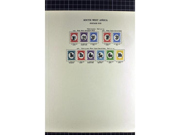 1871/2007, mainly mounted and unmounted mint collection with better stamps like SG #44d also SG #O15, O17b, O18a, O19, also b
