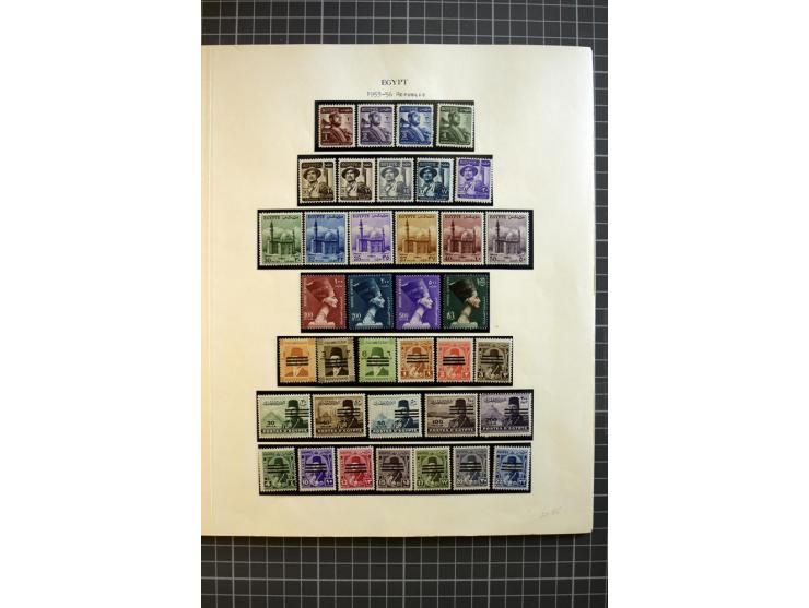 1937/58, mounted and unmounted mint collection with better items and proofs, fine condition