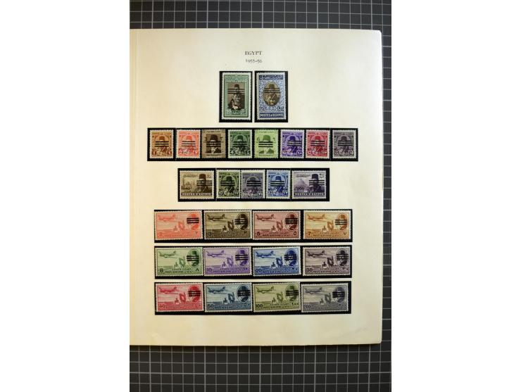 1937/58, mounted and unmounted mint collection with better items and proofs, fine condition