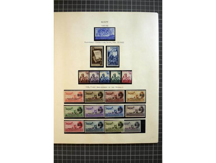 1937/58, mounted and unmounted mint collection with better items and proofs, fine condition