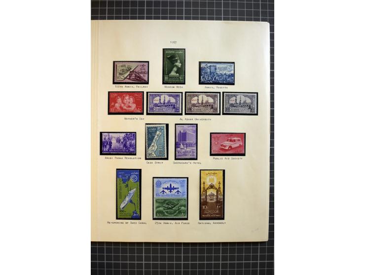 1937/58, mounted and unmounted mint collection with better items and proofs, fine condition