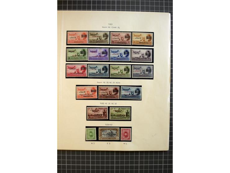 1937/58, mounted and unmounted mint collection with better items and proofs, fine condition