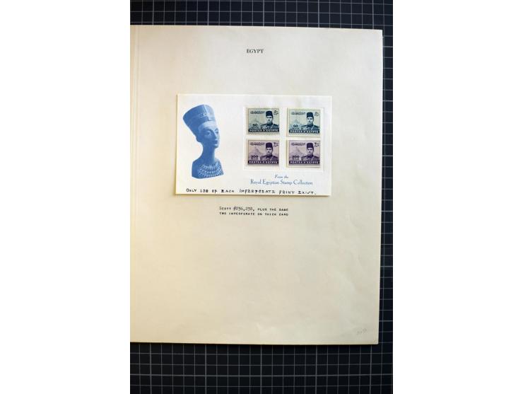 1937/58, mounted and unmounted mint collection with better items and proofs, fine condition