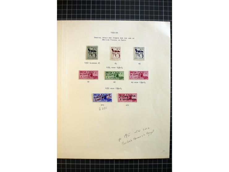 1937/58, mounted and unmounted mint collection with better items and proofs, fine condition