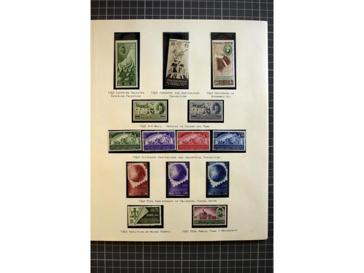 1937/58, mounted and unmounted mint collection with better items and proofs, fine condition