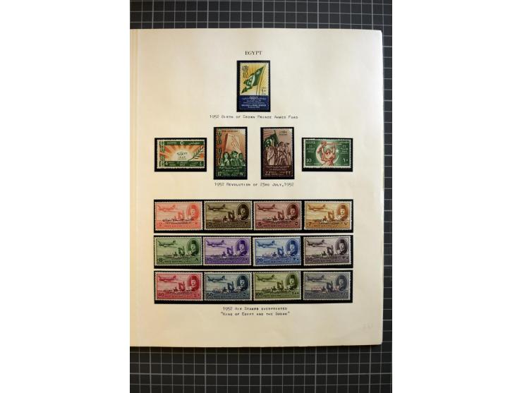 1937/58, mounted and unmounted mint collection with better items and proofs, fine condition