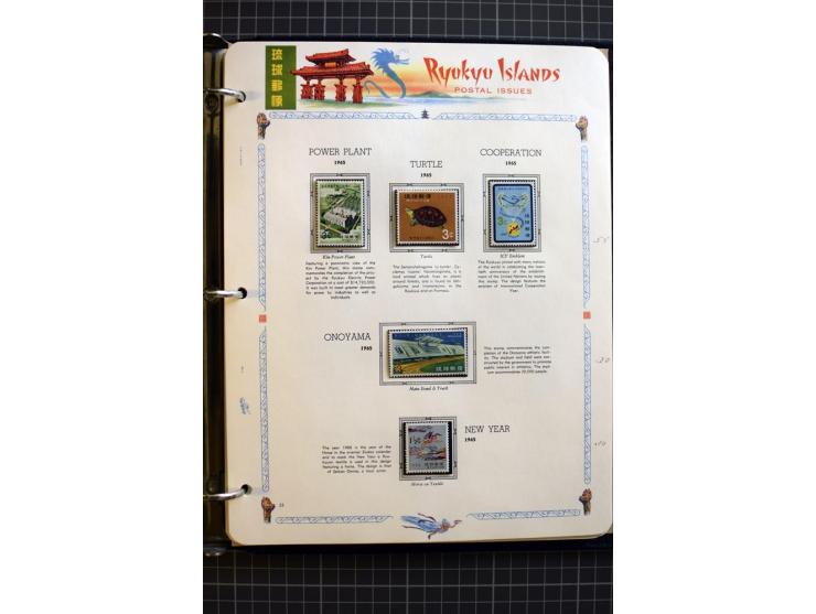 1876/1970, mostly unmounted mint collection with many better items like souvenir sheets National parks Mi.-Nr. Bl. 2-3 and 5-