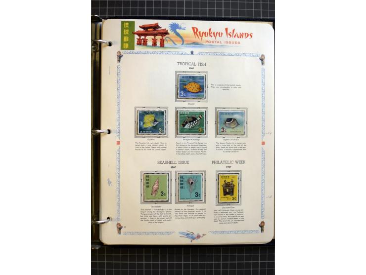 1876/1970, mostly unmounted mint collection with many better items like souvenir sheets National parks Mi.-Nr. Bl. 2-3 and 5-