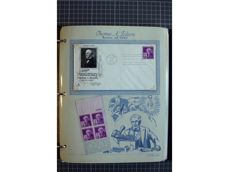 1851/1997, used and mint collection, from the 1930s on with many blocks of four with plate numbers,  some sheets and FDCs, al