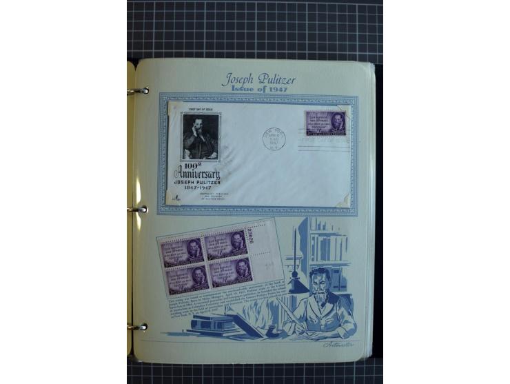 1851/1997, used and mint collection, from the 1930s on with many blocks of four with plate numbers,  some sheets and FDCs, al