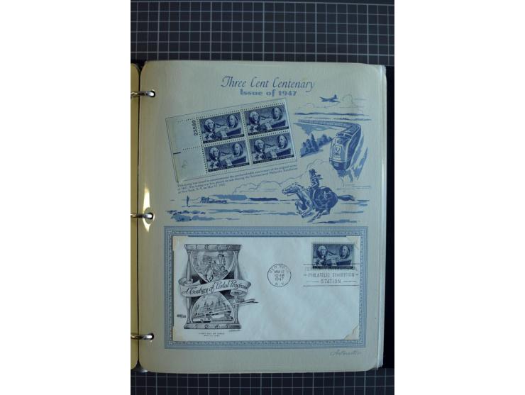 1851/1997, used and mint collection, from the 1930s on with many blocks of four with plate numbers,  some sheets and FDCs, al