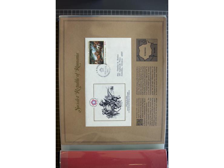 1851/1997, used and mint collection, from the 1930s on with many blocks of four with plate numbers,  some sheets and FDCs, al