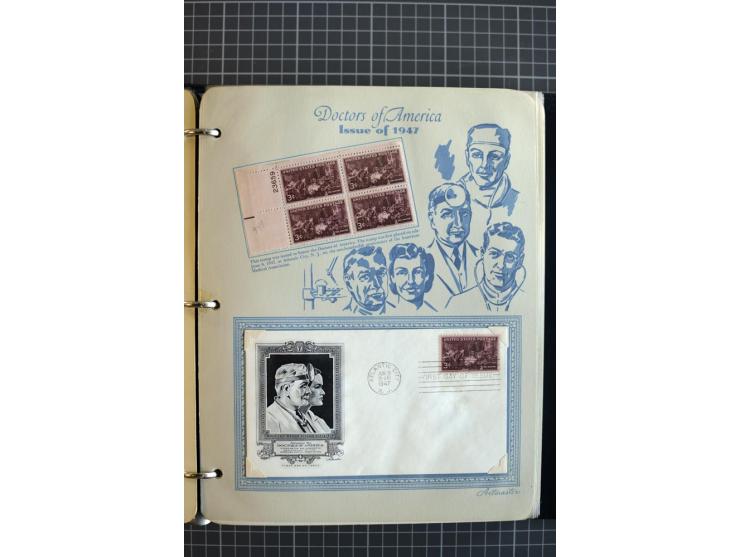 1851/1997, used and mint collection, from the 1930s on with many blocks of four with plate numbers,  some sheets and FDCs, al