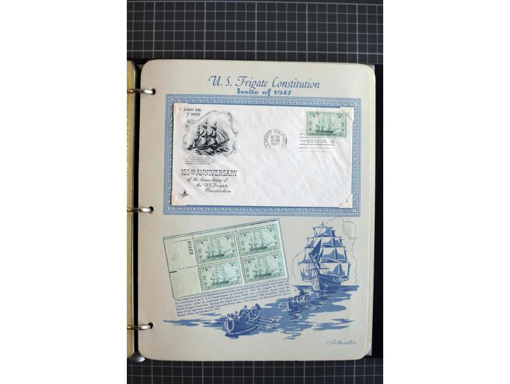 1851/1997, used and mint collection, from the 1930s on with many blocks of four with plate numbers,  some sheets and FDCs, al
