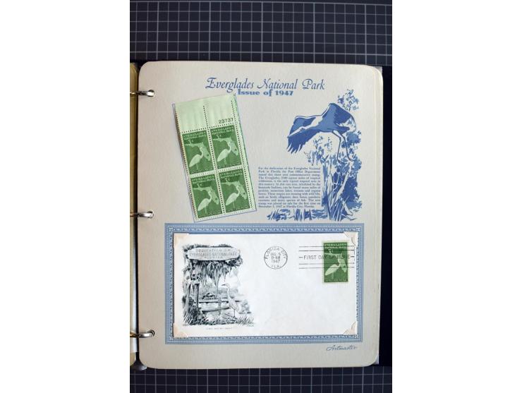 1851/1997, used and mint collection, from the 1930s on with many blocks of four with plate numbers,  some sheets and FDCs, al
