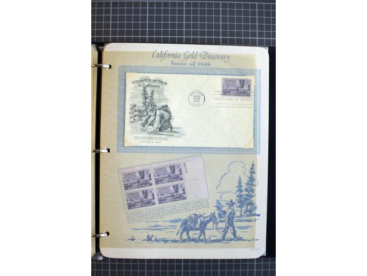 1851/1997, used and mint collection, from the 1930s on with many blocks of four with plate numbers,  some sheets and FDCs, al