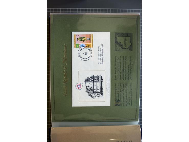 1851/1997, used and mint collection, from the 1930s on with many blocks of four with plate numbers,  some sheets and FDCs, al