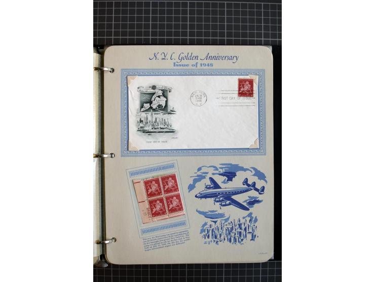 1851/1997, used and mint collection, from the 1930s on with many blocks of four with plate numbers,  some sheets and FDCs, al