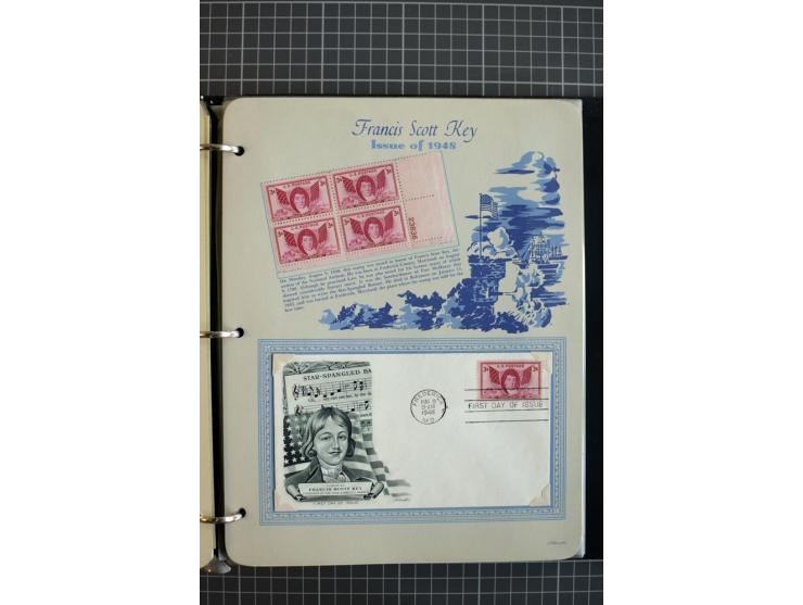 1851/1997, used and mint collection, from the 1930s on with many blocks of four with plate numbers,  some sheets and FDCs, al