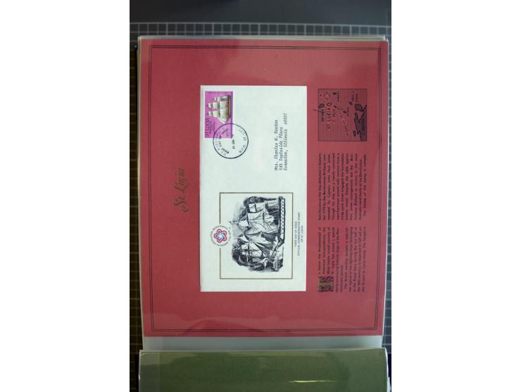 1851/1997, used and mint collection, from the 1930s on with many blocks of four with plate numbers,  some sheets and FDCs, al