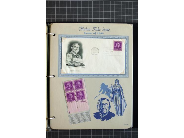1851/1997, used and mint collection, from the 1930s on with many blocks of four with plate numbers,  some sheets and FDCs, al