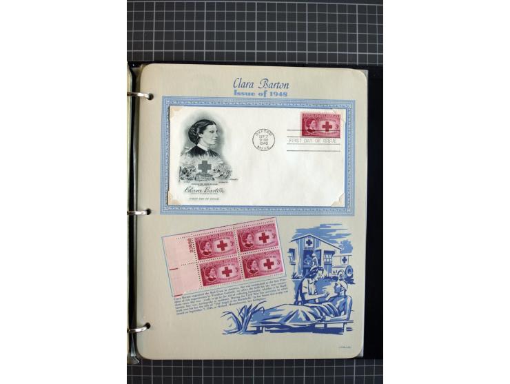 1851/1997, used and mint collection, from the 1930s on with many blocks of four with plate numbers,  some sheets and FDCs, al