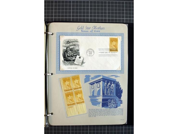1851/1997, used and mint collection, from the 1930s on with many blocks of four with plate numbers,  some sheets and FDCs, al