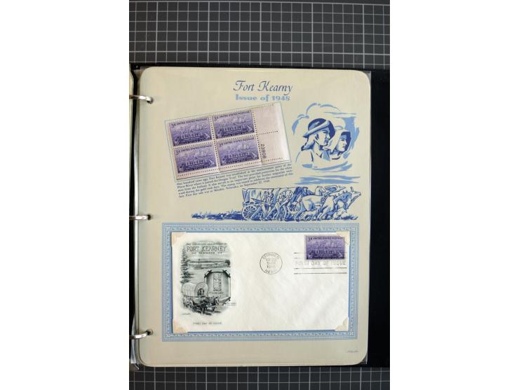 1851/1997, used and mint collection, from the 1930s on with many blocks of four with plate numbers,  some sheets and FDCs, al