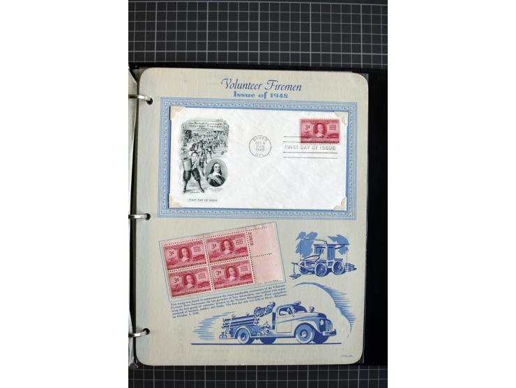 1851/1997, used and mint collection, from the 1930s on with many blocks of four with plate numbers,  some sheets and FDCs, al