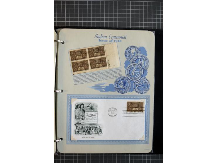 1851/1997, used and mint collection, from the 1930s on with many blocks of four with plate numbers,  some sheets and FDCs, al