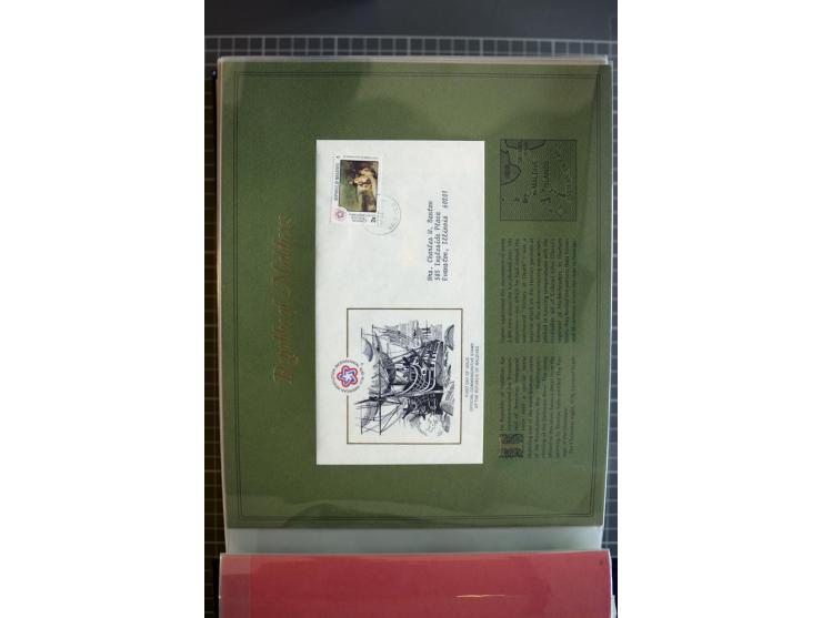 1851/1997, used and mint collection, from the 1930s on with many blocks of four with plate numbers,  some sheets and FDCs, al
