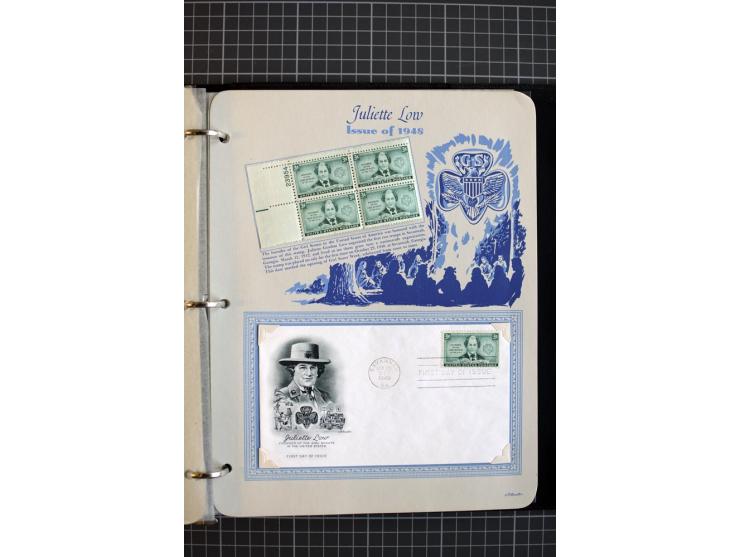 1851/1997, used and mint collection, from the 1930s on with many blocks of four with plate numbers,  some sheets and FDCs, al