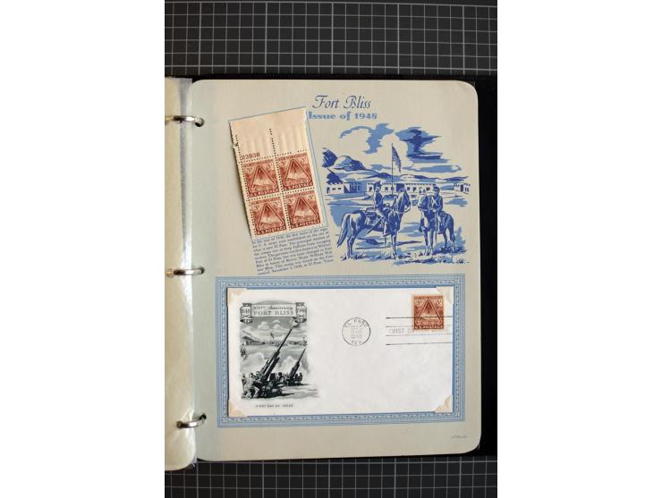 1851/1997, used and mint collection, from the 1930s on with many blocks of four with plate numbers,  some sheets and FDCs, al