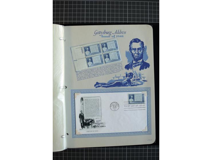 1851/1997, used and mint collection, from the 1930s on with many blocks of four with plate numbers,  some sheets and FDCs, al