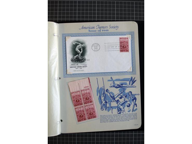 1851/1997, used and mint collection, from the 1930s on with many blocks of four with plate numbers,  some sheets and FDCs, al